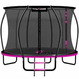 Батут із внутрішньою сіткою THUNDER Inside Ultra 14FT 435 см Black/Pink
