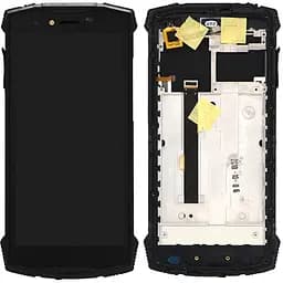 Дисплей Doogee S55 /S55 Lite чорний, PRC, з рамкою