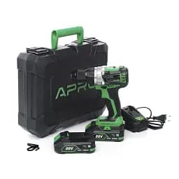 Дриль-шуруповерт безщітковий Apro 20DB 2 Ah 20 В 2 АКБ ЗП + кейс 30412 - мініатюра 3