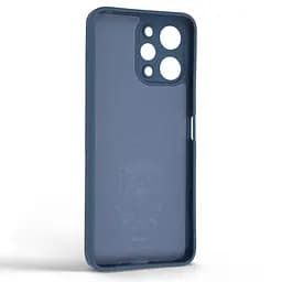 Силиконовый чехол для Xiaomi Redmi 12 4G, Icon Ring, синий, панель-накладка, с кольцом-подставкой на 360°, противоударный, возможность использования магнитных держателей, ArmorStandart (ARM68817) - мініатюра 2