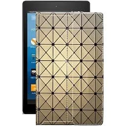 Чохол StatusCASE з екошкіри для планшету Amazon Fire HD 8 2017 Золотий ромб