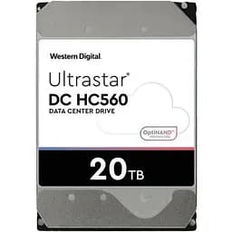 Жесткий серверный диск WD Ultrastar DC HC560 7200RPM 12GB/S 512MB SAS 20 TB (0F38652)
