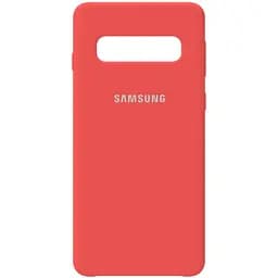 Чохол-накладка Toto Silicone Case Samsung Galaxy S10 Peach Pink