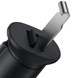 Автотримач Baseus Metal Age 2 Gravity Car Mount (Air Outlet Version) (SUJS00001) Dark Grey - мініатюра 5
