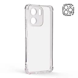 Прозрачный чехол для OPPO A5X 4G/A5X 5G с защитой камеры и усиленными бортами, тонкий, силиконовый, бесцветный, ударопрочный, противоударный бампер с закрытой камерой, ArmorStandart (ARM85376) - мініатюра 2