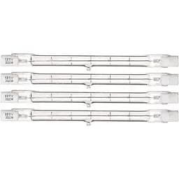 300-ваттные галогенные лампы J-типа 4,64 дюйма, 120 В, двусторонние галогенные лампы. База Q300T3 R7S 118mm