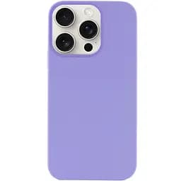 Чохол Epik Silicone Case Full Protective AA NO LOGO для Apple iPhone 15 Pro 6.1 Бузковий/Dasheen
