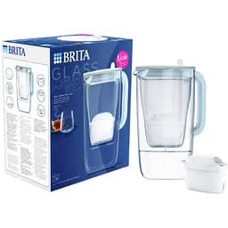 Фільтр-глечик Brita Glass LED MXpro синій 2.5 л (1050452)
