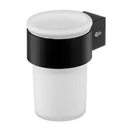 Стакан для зубних щіток FUTURA Black (02959)