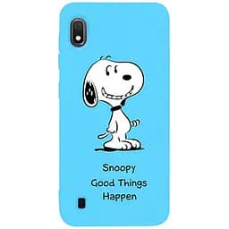 Чохол-накладка Toto Matt TPU 2 mm Print Case Samsung Galaxy A10 #64 Snoopy Sky Blue