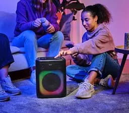 Портативна акустична система Trust Azura 50Вт, 1.0, ВТ 5.2, TWS, MP3, IPX4, RGB, Чорний - мініатюра 4
