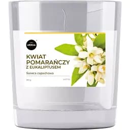 Ароматична свічка Aroma Home Квіти апельсину з евкаліптом з натурального воску 115 г