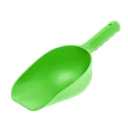 Совок большой пластиковый для сахара, специй и сыпучих продуктов с отверстием для подвешивания 28х11.6х6.5 см, Kitchette Салатовый 86998