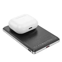 Зовнішній акумулятор Borofone BJ50 5000mAh 20W магнітний з функцією бездротової зарядки сірий - мініатюра 4