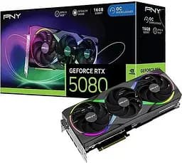 Відеокарта PNY GeForce RTX 5080 ARGB EPIC-X RGB OC Triple Fan (VCG508016TFXXPB1-O)