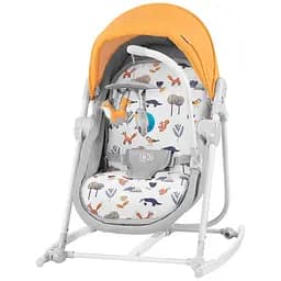 Шезлонг-гойдалка 5в1 KiderKraft Nola Forest Yellow
