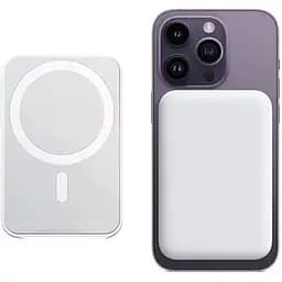 Зовнішній акумулятор Grand Battery Pack MagSafe (модель A2384) 5000mAh білий - мініатюра 3