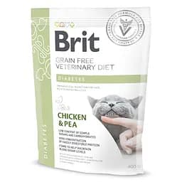 Сухий лікувальний корм для котів з цукровим діабетом Brit GF Veterinary Diets Cat Diabets, 0,4 кг
