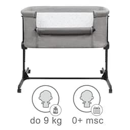 Приставне ліжечко Kidwell Snuzzy Light Grey - мініатюра 6