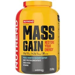 Гейнер Mass Gain, 2.1 кг Банан Nutrend fit0024716