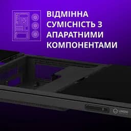 Геймерський стіл Lorgar ELITE 90W Wood Black (LRG-DE90W) - мініатюра 8