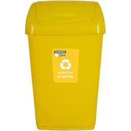 Відро для сміття Heinner 35 л жовте (HR-AL-35G) - мініатюра 2