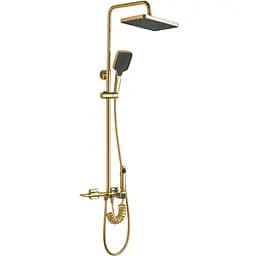 Душова система Rea Helix gold з виливом REA-P6619, Золотий