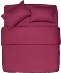 Простыня Mix&Match 240x260см 100% хлопок сатин бордовый ARDESTO pbe0050596