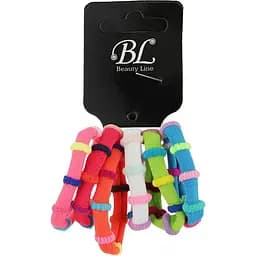 Гумки для волосся Beauty Line різнобарвні 6 шт. (201032)