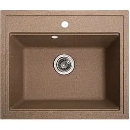 Гранітна кухонна мийка Romzha Patrat Teracota (701)