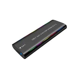Кишеня зовнішня Dynamode M.2 SSD NVMe/SATA combo USB3.2 GEN2 Type-C aluminium black (DM-CAD-SSD10) - мініатюра 3