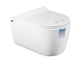 Унитаз подвесной Idevit Alfa Iderimless с сидением Soft Close SETK3104-2616-001-1-6000, Белый
