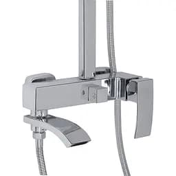 Душова система універсальна Qtap Swan Cascada на три споживача (з виливом) QTSWA111CRM45566 Chrome, Хром - мініатюра 3