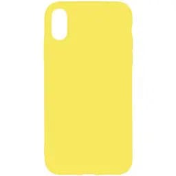 Чохол-накладка Toto 1 mm Matt TPU Case Apple iPhone XS Max Yellow
