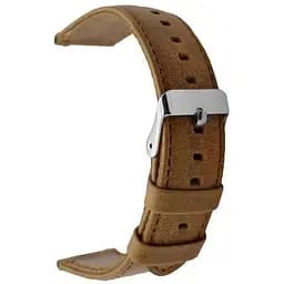 Шкіряний ремінець для годинника Motorola Moto 360 2nd gen (42 мм) Light Brown