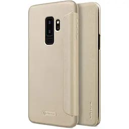 Чохол-книжка Nillkin Sparkle Leather Case Samsung Galaxy S9+ Gold - мініатюра 7