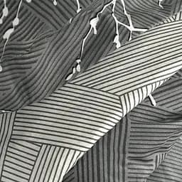 Простирадло МВМ My Home Петрикор 230х160 см сіре з принтом (BL-FS-13 GRAY/PRINT) - мініатюра 7