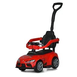 Детская каталка-толокар 2 в 1 M 6129EL-3 с родительской ручкой