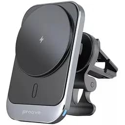 Автомобільний тримач з бездротовою зарядкою Proove Square Magnetic PRO 15W