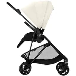 Коляска Cybex Melio Carbon Canvas White з бампером (525000035) - мініатюра 4