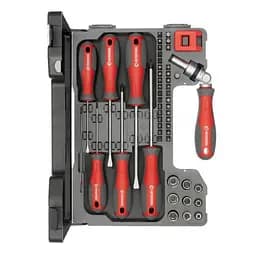 Набір викруток з комплектом насадок INTERTOOL VT-3352 51 елемент у кейсі - мініатюра 2