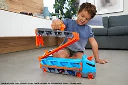 Грузовик-транспортер Hot Wheels Суперперегони(GVG37) - мініатюра 9