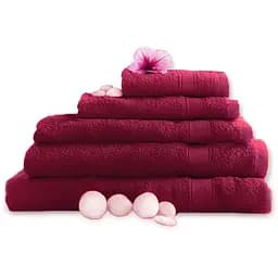 Рушник махровий Ecotton Merlot 90х50 см 1 шт. темно-бордовий (07632)