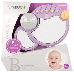 Музична іграшка Funmuch Барабан зі світловими ефектами (FM777-4) - мініатюра 3