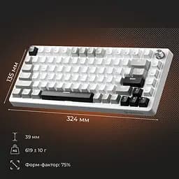 Клавіатура GamePro MK126 Genesis Silverlight Grey [140411] - мініатюра 5
