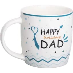 Чашка керамічна Liling Rongxiang Ceramic happy holidays dad RX-N240278HD 450 мл