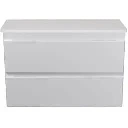 Тумба Мойдодир Unik 80-A ST зі стільницею Білий