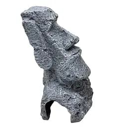 Декорація Hobby Moai Ora 1 12,5×11,5×17,5 см - статуя Моаї з укриттям для акваріума і тераріуму (41716) - мініатюра 7