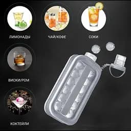 Силіконова форма для льоду на 17 кульок пляшка для льоду ICE CUBE TRAY - мініатюра 2