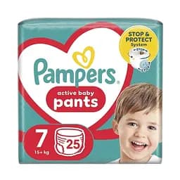 Підгузки-трусики Pampers Active Baby Pants Розмір 7 (15+ кг) 25 шт.